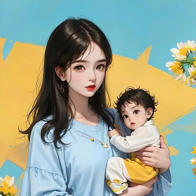 宝妈头像 #头像分享# #原创头像# #微信头像# #优质头像# #亲子头像