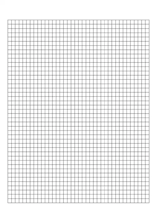 坐标纸(网格型坐标纸-直接打印即可)