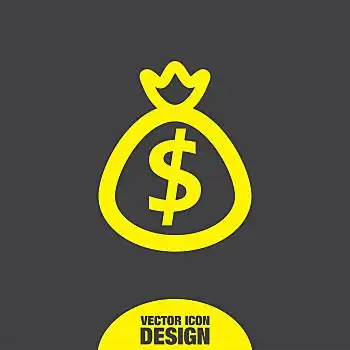 包,钱,矢量,象征