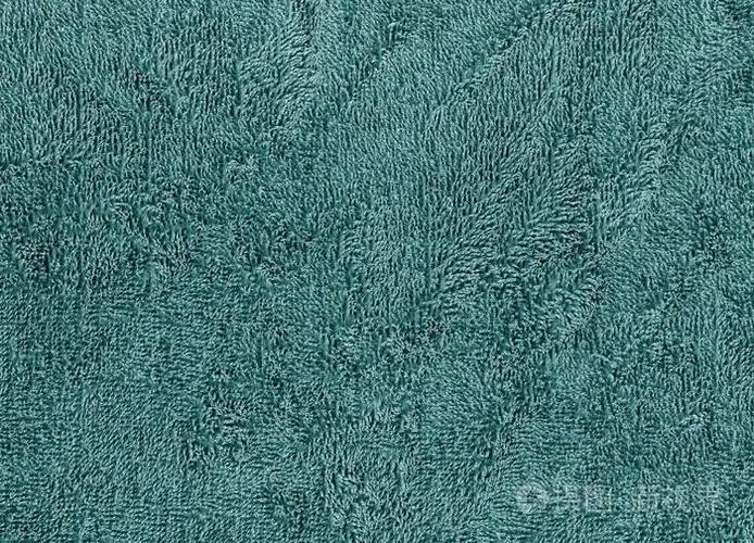 青色的颜色纺织毛巾纹理