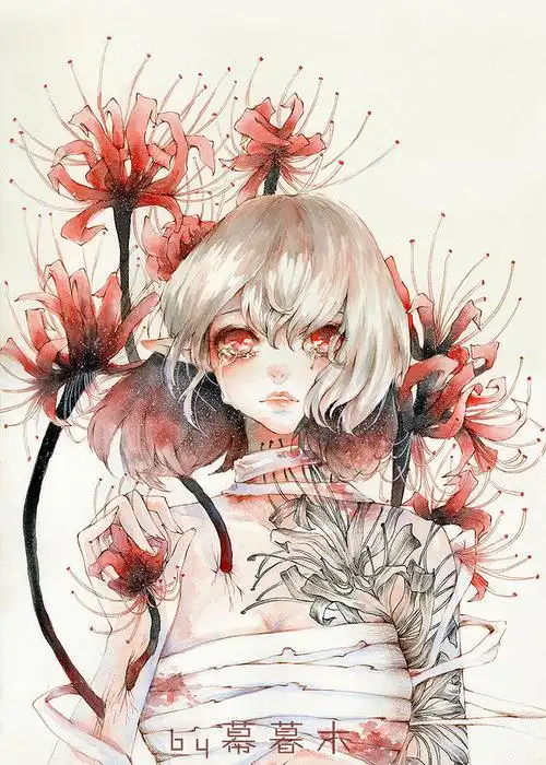 彼岸花曼珠沙华amp曼陀罗华幕暮木原创作品