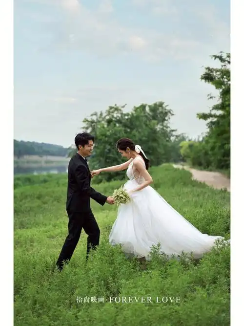 北京婚纱照推荐森系外景婚纱照清新纪实