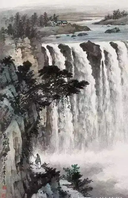 书画联盟丨如何表现山水画中的水口