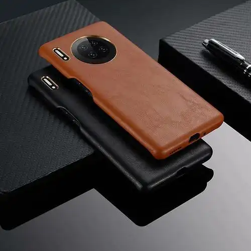 小羊皮华为mate40pro 手机壳真皮mate40 pro高档皮套mate30保护套