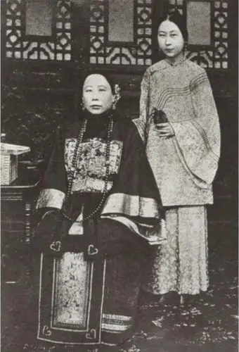 侧室莫氏,侍妾冬梅.李鸿章夫人李鸿章和儿孙们合照