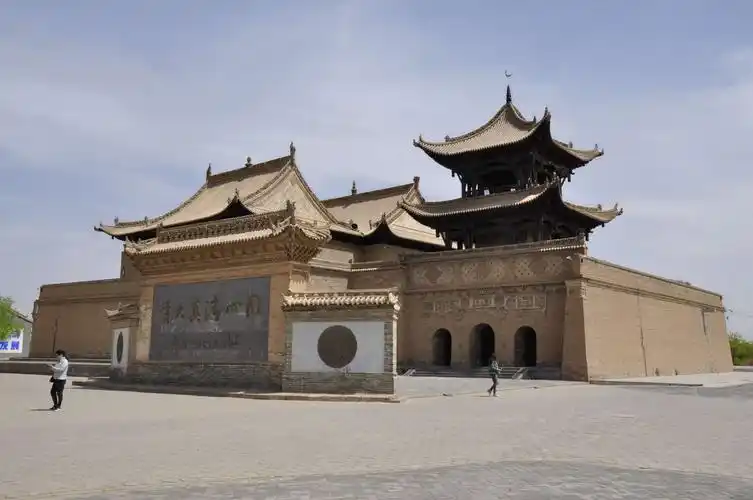 同心清真大寺是一座具有汉族建筑风格的清真寺.