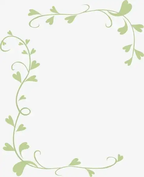 可爱边框藤蔓简笔画