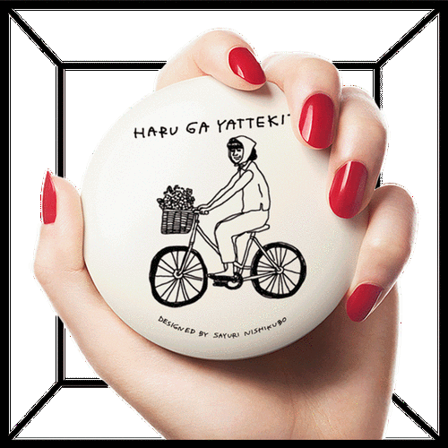 「gallery compact」推出春季限定蜜粉,并邀请了ig上的3位人气插画家