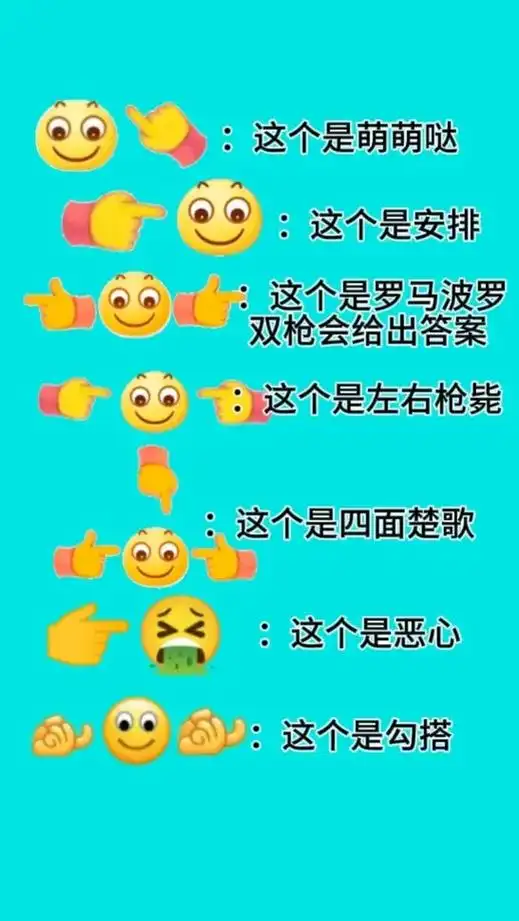 微笑加手指什么意思#欧包手指表情包 #微笑 - 抖音