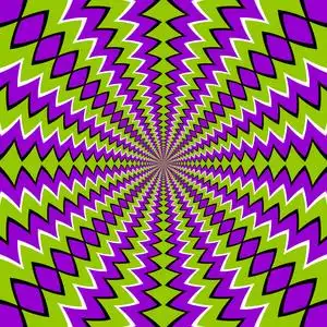 运动的视错觉图片