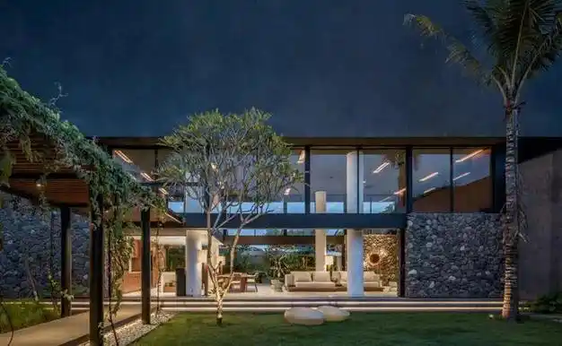 回家也这么盖巴厘岛cumulusvilla现代热带别墅让心和生活慢下来