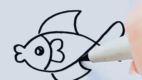教你这样画小鱼