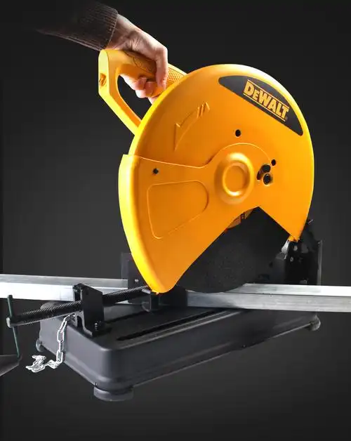 dewalt得伟型材切割机d28720 2200w 355型金属钢材砂轮机台式电锯