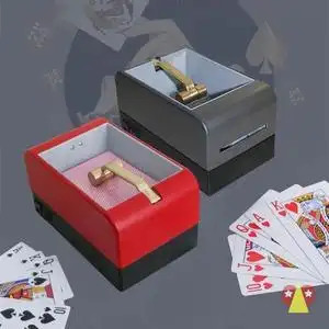 新全自动发机机扑克迷你纸牌智能掼蛋多人斗地主炸牌金花扑克发牌