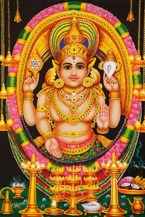 印度教神毗湿奴的画像图片下载