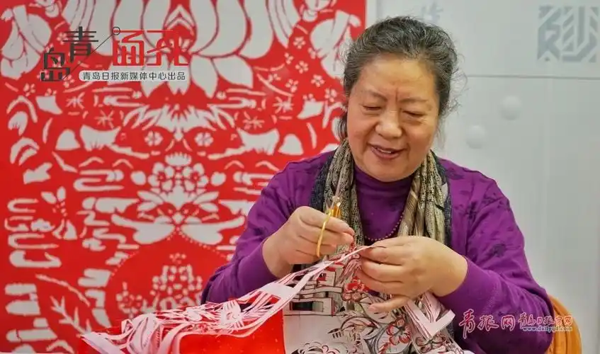 网事如歌青岛故事剪纸大师李翠敏