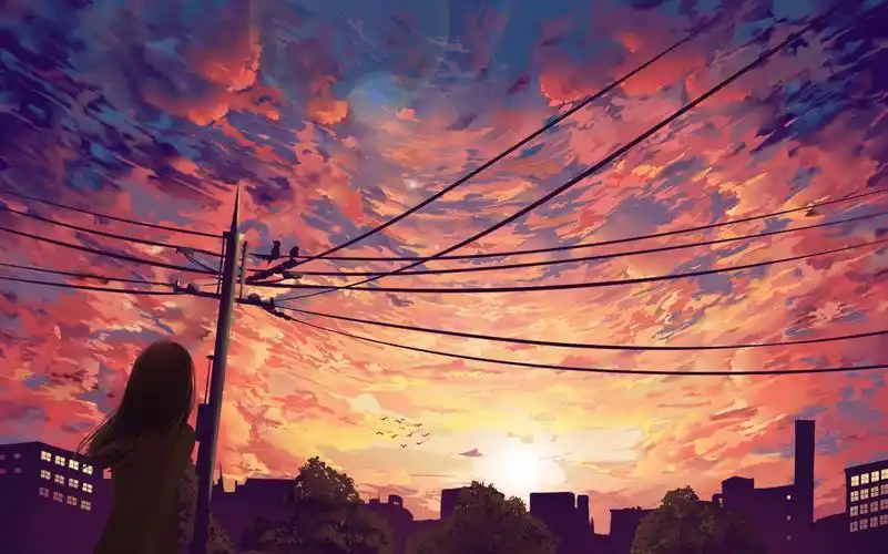 日漫里的风景,无时无刻,都能治愈人们的心灵.