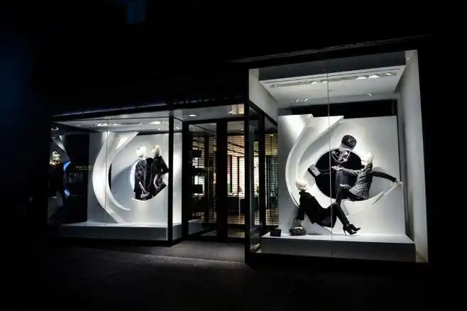 chanel香奈儿橱窗# #橱窗设计#.