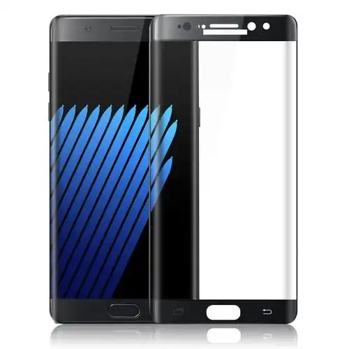3d曲面全屏覆盖璃膜手机保护贴膜 适用于三星note7 黑色报价_参数