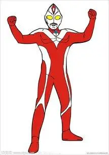 戴拿奥特曼简笔画