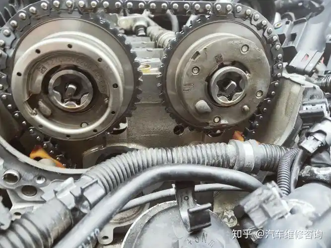 奔驰c200c260274款发动机正时对法