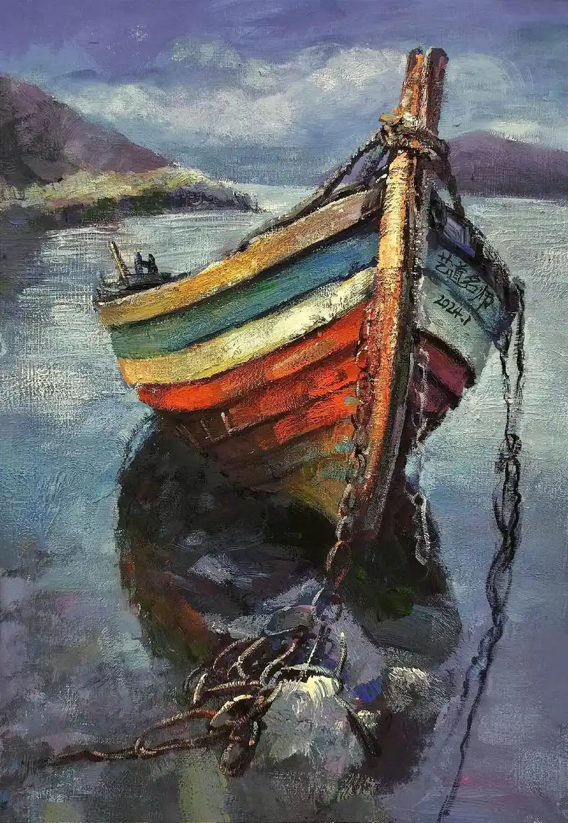 水粉风景画教学#水粉画 #一起学画画 #水粉 #色彩风景 # - 抖音