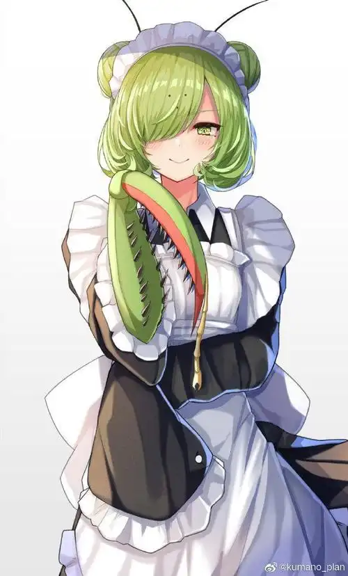 万物皆可娘化虫子美少女将现实中可怕的昆虫们变可爱