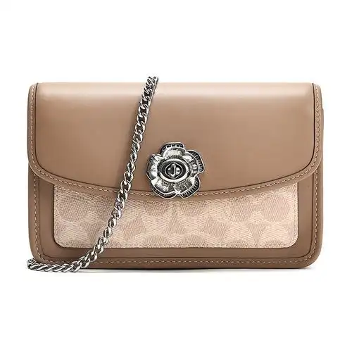 coach蔻驰2020新款女士parker系列山茶花单肩斜挎包手拿包89289