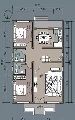 8x11米农村中式风格别墅,经济实用,韵味十足!