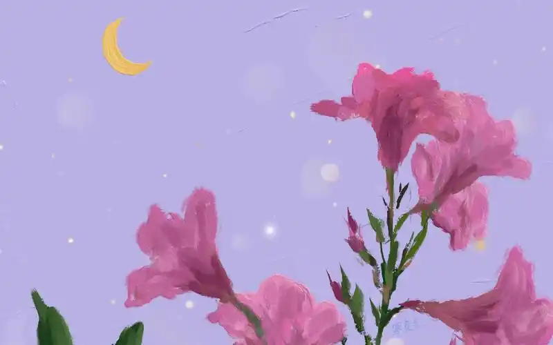 唯美油画手绘图片桌面壁纸