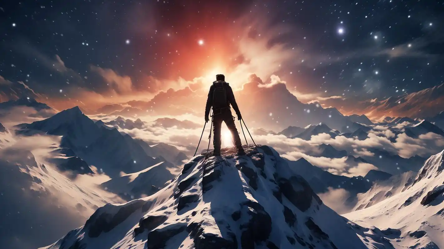 超燃爬山壁纸9015快来征服高峰97