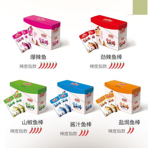 小鱼干劲辣渔米之湘酱汁味糖醋盐焗山椒味鱼子鱼棒零食辅食办公室