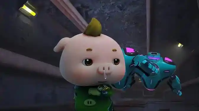 猪猪侠之超星萌宠:小呆呆好可爱,浑身是绿色的,还能这么帅气啊-母婴