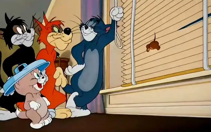 鬼混四兄弟 "有福同享,有肉你长"#猫和老鼠 #治愈系 #童年经典动画片