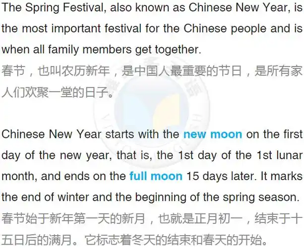 高中课程指导383:用英语讲春节:10分钟带你了解春节的起源及其习俗的