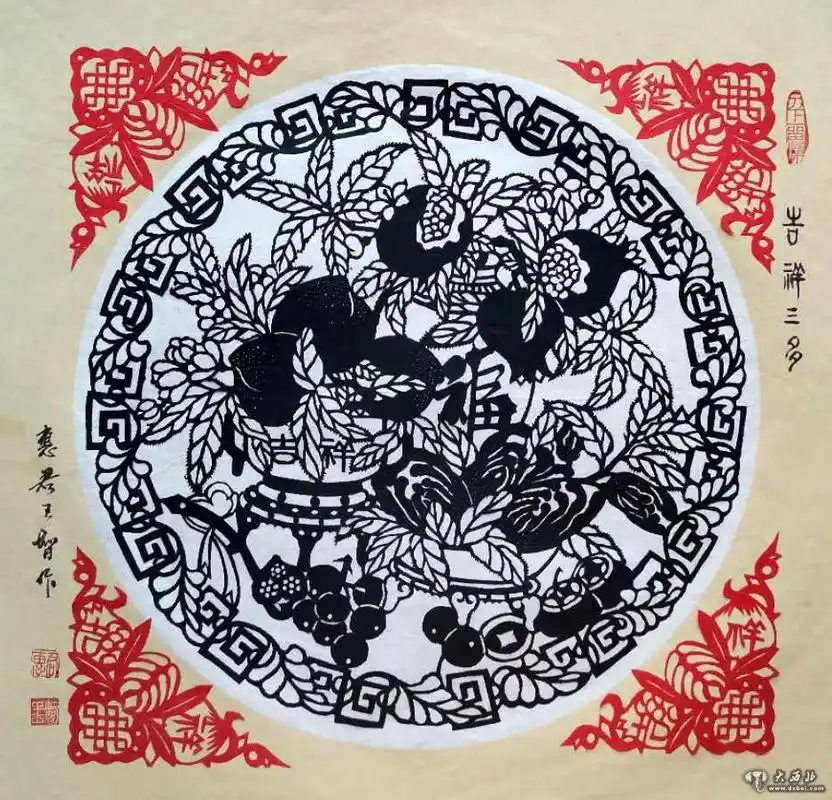 王智剪纸作品欣赏