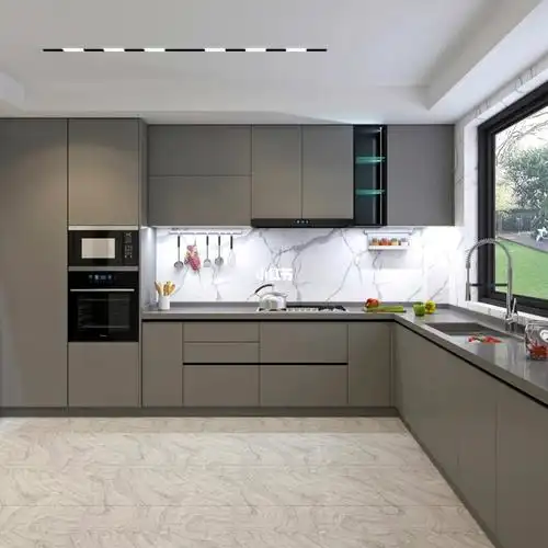 2021最流行的极简轻奢厨房橱柜设计