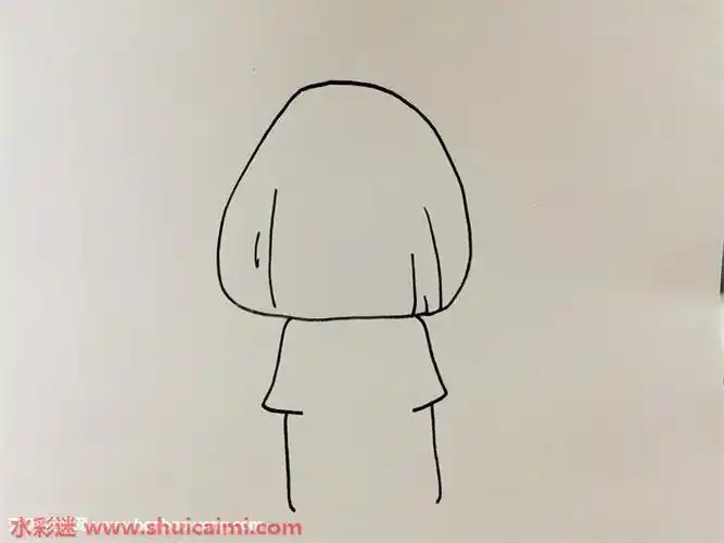 着背进行拔河比赛背起书包上学校背书包的小朋友简笔画小孩儿背影简笔