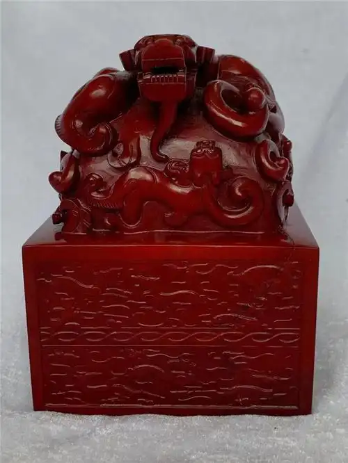 一物一点评之281汉和田红玉"刘彻之玺" --- 德藏收藏网