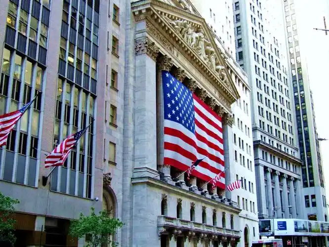 纽约华尔街证券交易所.