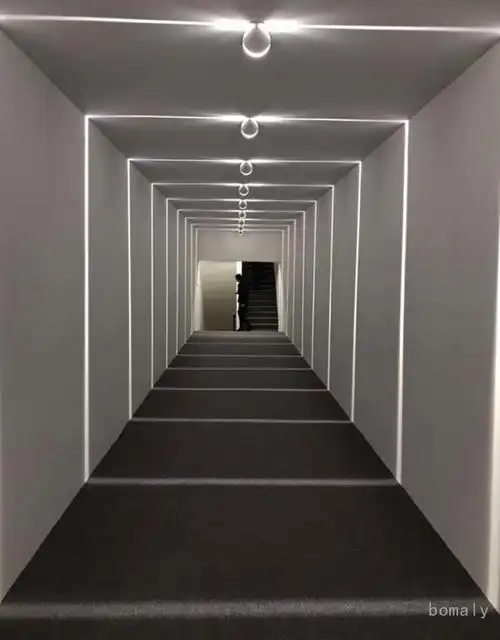 雷士led过道灯明装线条灯线形跑马灯ktv网咖创意门框走廊聚光射灯网红