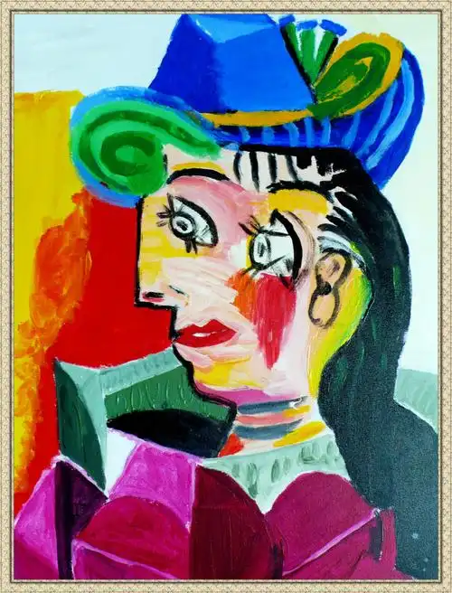 名画临摹第一季——毕加索的人物画 - 我们的——蒲公英画室 - 我们的