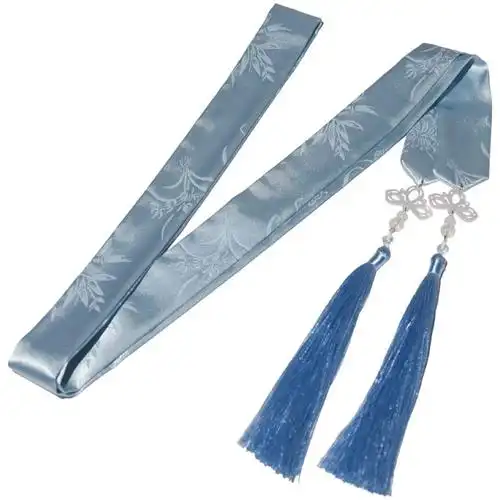 儿童马面裙女童头饰发簪古风旗袍配饰汉服绑发带流苏飘带束发丝带