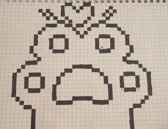 像素画小猫咪的爪子