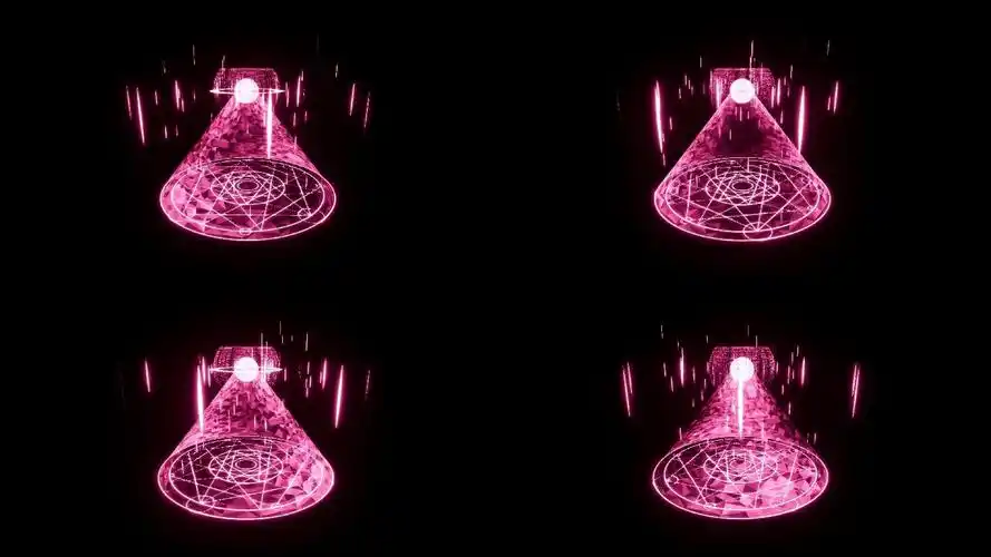 符文阵法技能法术转动科技特效素材