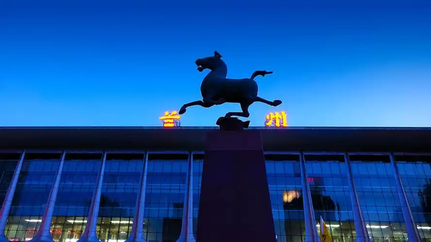 兰州车站夜景