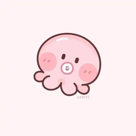 原创插画|可爱头像 小章鱼插画头像简笔画插画头像素材头像