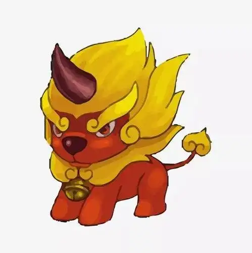 简笔画年兽 简笔画年兽怎么画