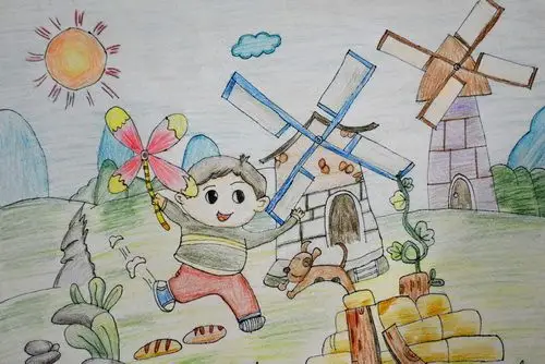 少儿书画作品-快乐的童年/儿童书画作品快乐的童年欣赏_中国少儿美术