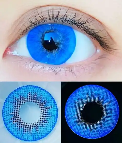 lavieencon 冰璃蓝 -- lens love进口美瞳